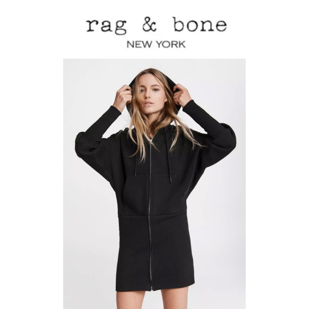 Rag and Bone Forest Hoodie Mini Dress